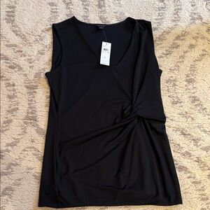 Ann Taylor Black Sleeveless Blouse Sz small